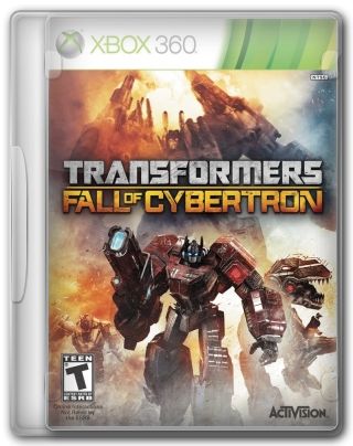 Capa Jogo Transformers Fall Of Cybertron XBOX 360